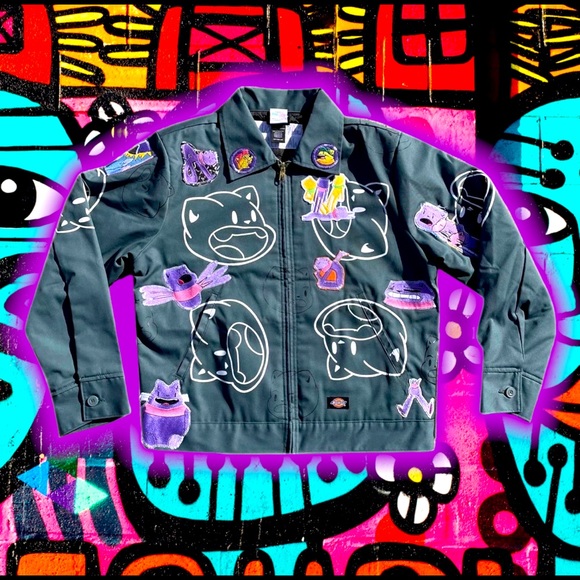 🆕 GaViN "GiLF" SouTH GuCCI The CaT🐈 Work Jacket 🧥 - Picture 1 of 6